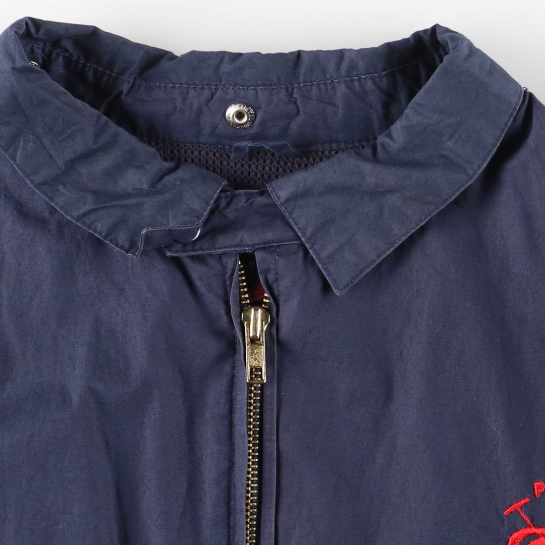 Ralph Lauren POLO by Ralph Lauren Swing Top Sports Jacket Men's XL cotton navy blue type Vintage Second Hand