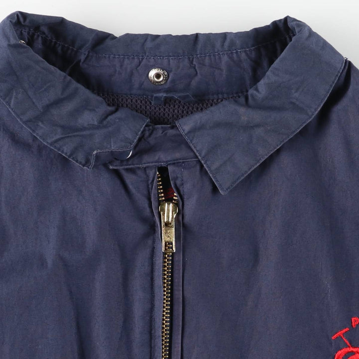 Ralph Lauren POLO by Ralph Lauren Swing Top Sports Jacket Men's XL cotton navy blue type Vintage Second Hand