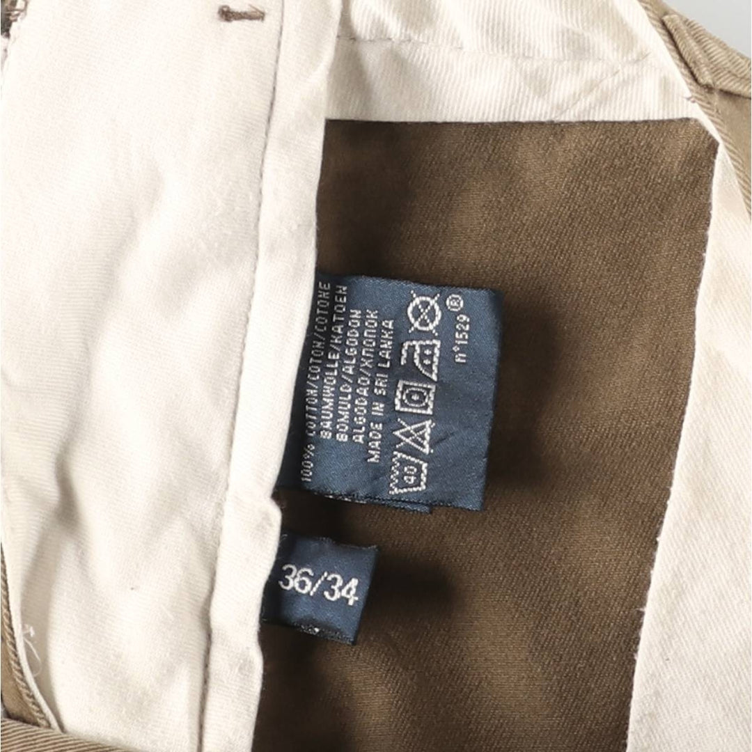Ralph Lauren POLO by Ralph Lauren SMITH PANT Chino pants for men, equivalent to w36 cotton brown type Vintage Second Hand