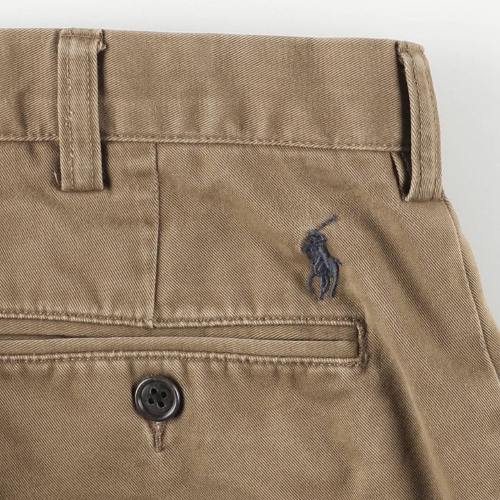 Ralph Lauren POLO by Ralph Lauren SMITH PANT Chino pants for men, equivalent to w36 cotton brown type Vintage Second Hand