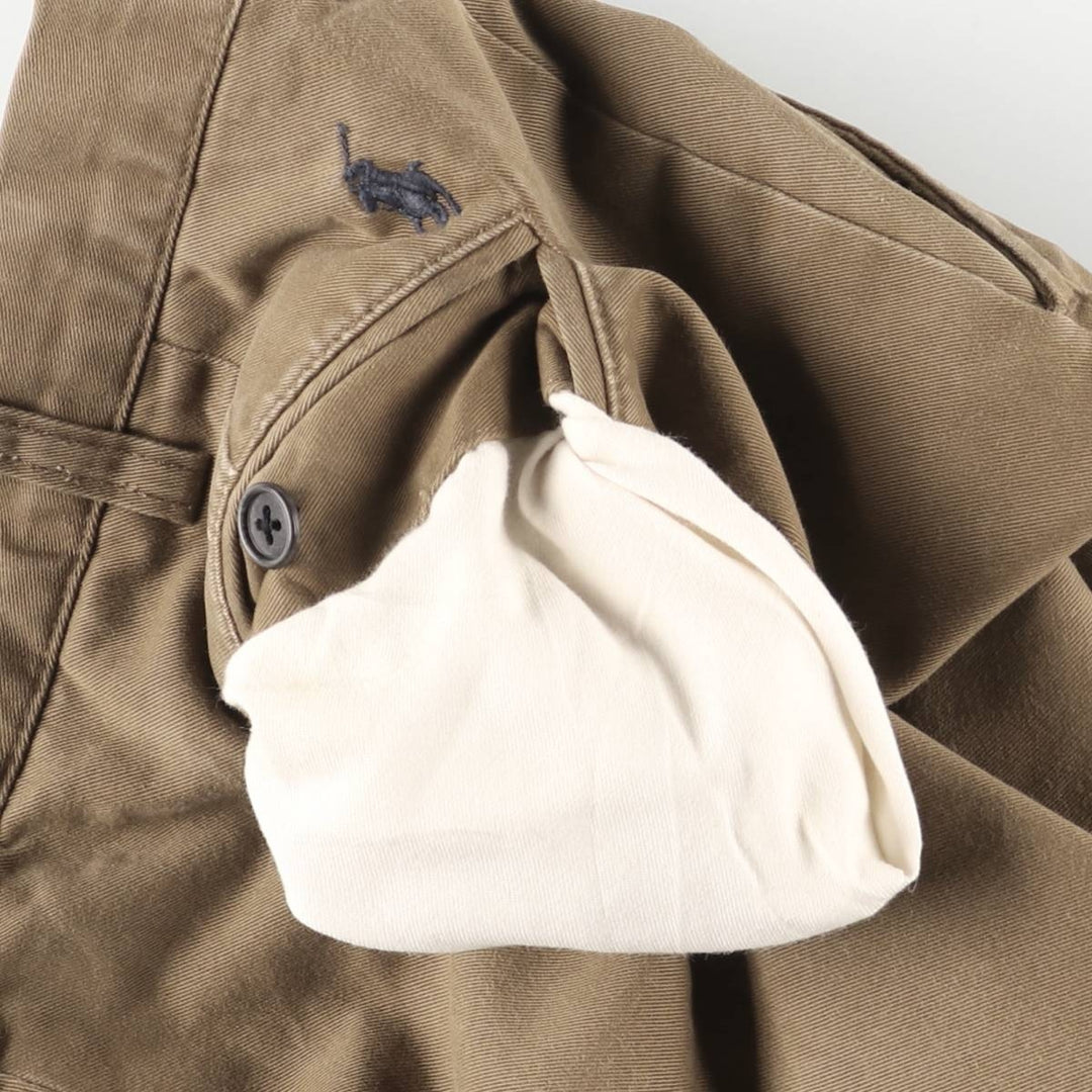 Ralph Lauren POLO by Ralph Lauren SMITH PANT Chino pants for men, equivalent to w36 cotton brown type Vintage Second Hand