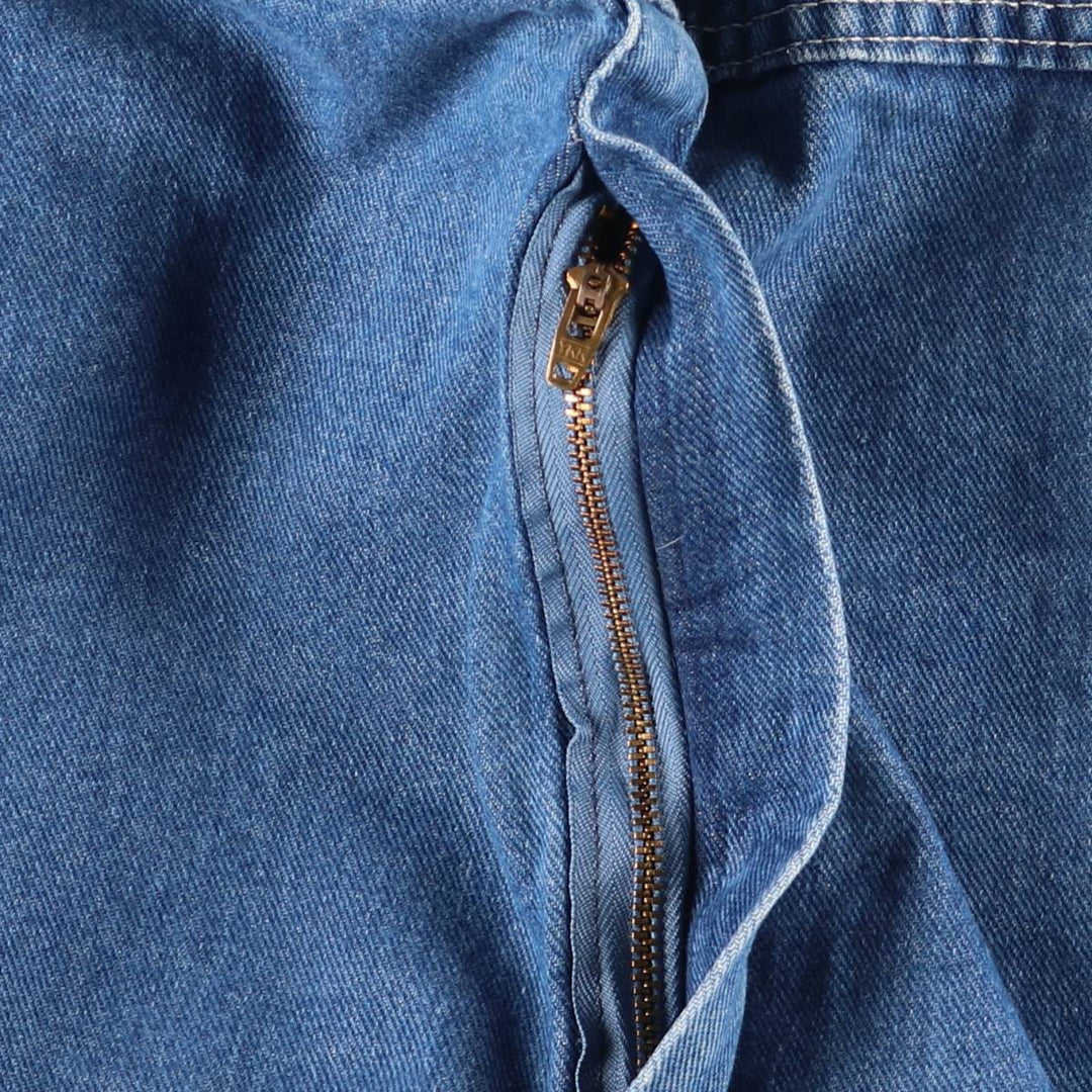 Dickies Men's Oversized Denim Overalls (Size W44) cotton blue type Vintage Second Hand
