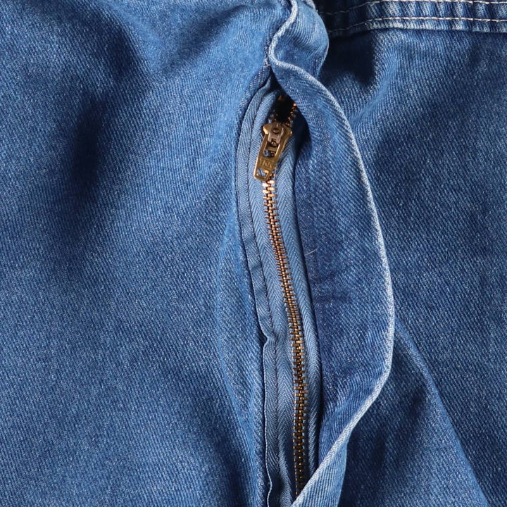 Dickies Men's Oversized Denim Overalls (Size W44) cotton blue type Vintage Second Hand