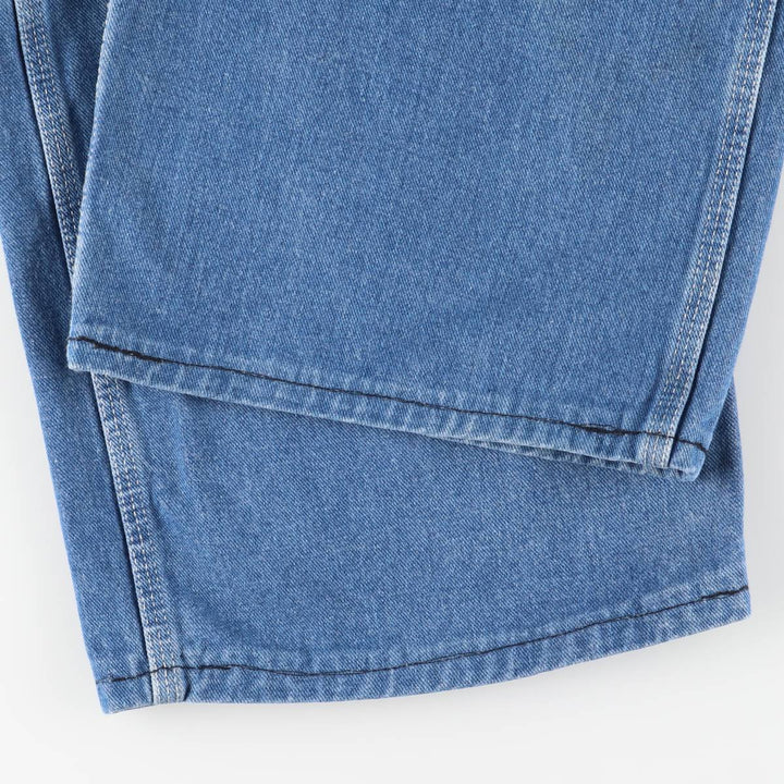 Dickies Men's Oversized Denim Overalls (Size W44) cotton blue type Vintage Second Hand