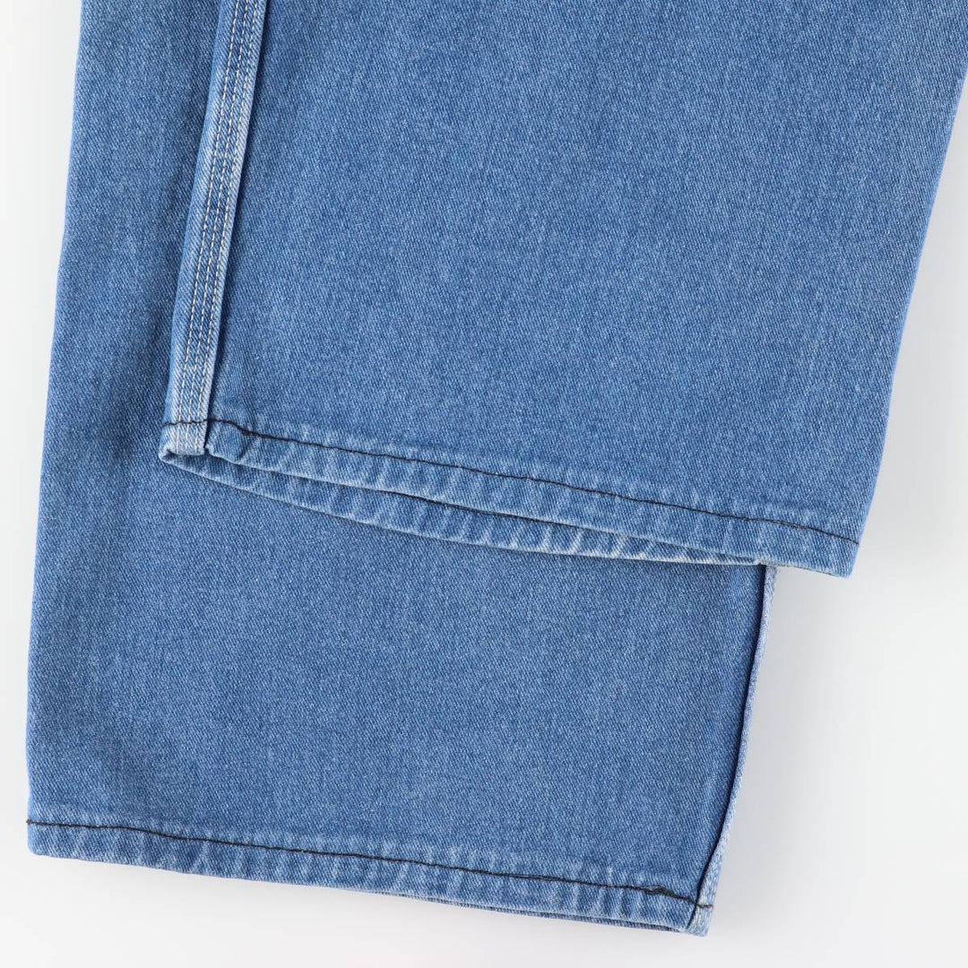 Dickies Men's Oversized Denim Overalls (Size W44) cotton blue type Vintage Second Hand