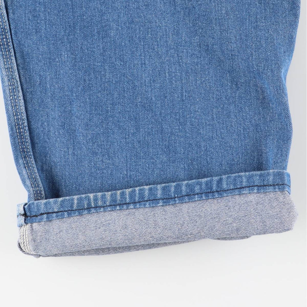 Dickies Men's Oversized Denim Overalls (Size W44) cotton blue type Vintage Second Hand