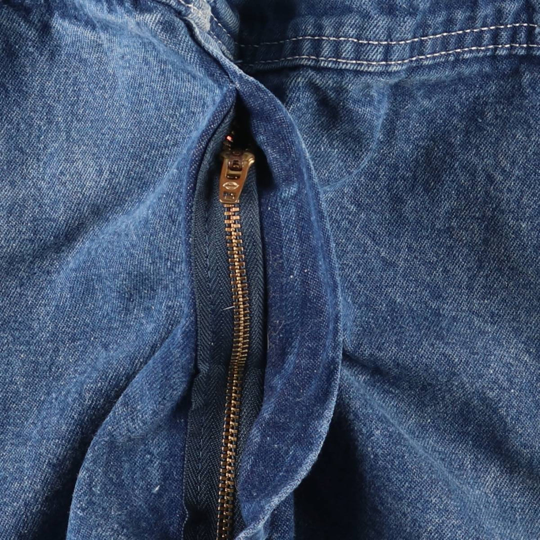 Dickies Men's Oversized Denim Overalls (equivalent to W40) cotton blue type Vintage Second Hand
