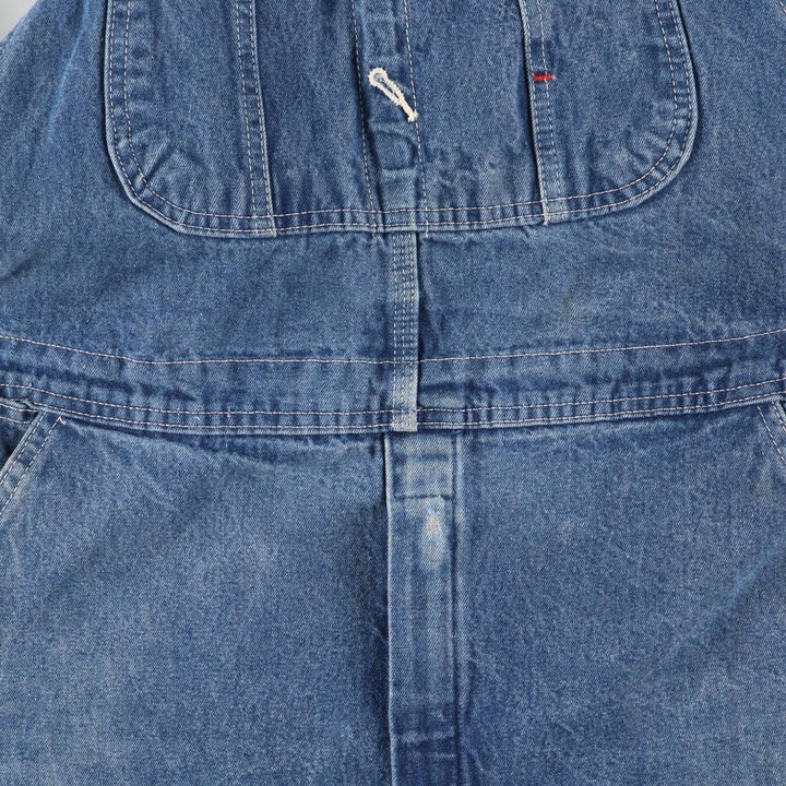 Dickies Men's Oversized Denim Overalls (equivalent to W40) cotton blue type Vintage Second Hand