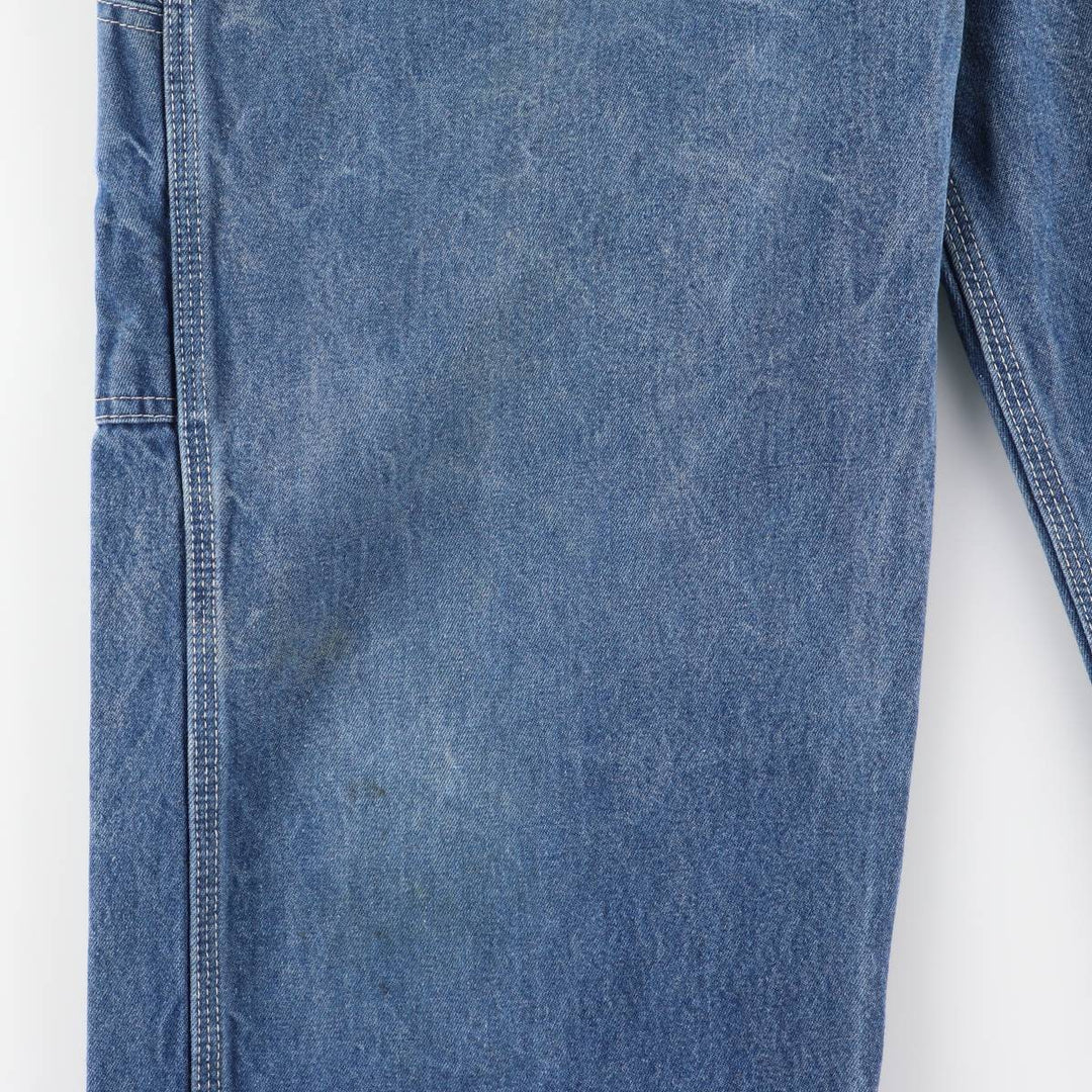 Dickies Men's Oversized Denim Overalls (equivalent to W40) cotton blue type Vintage Second Hand