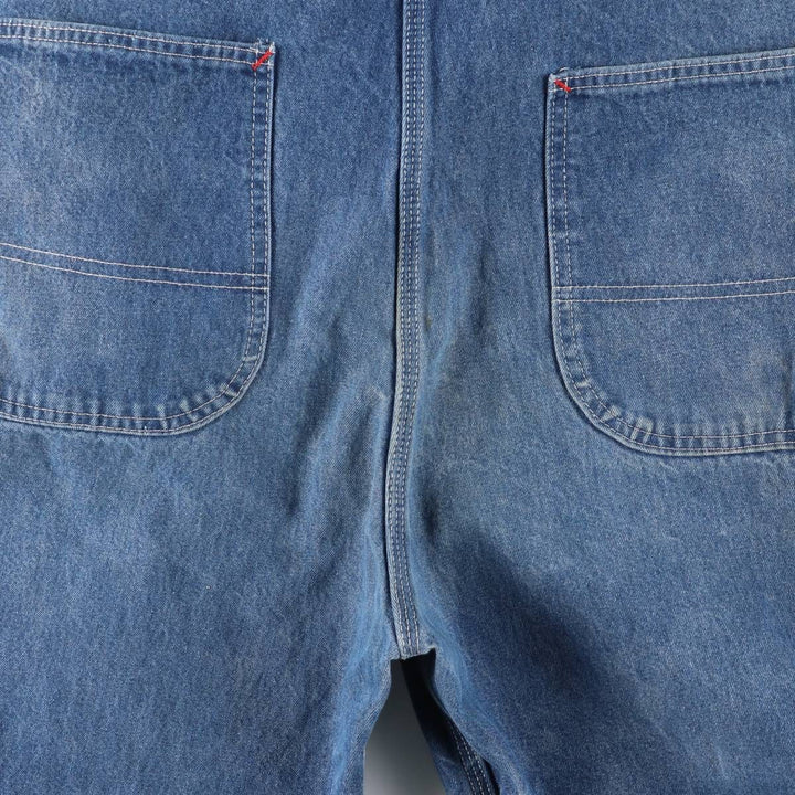 Dickies Men's Oversized Denim Overalls (equivalent to W40) cotton blue type Vintage Second Hand