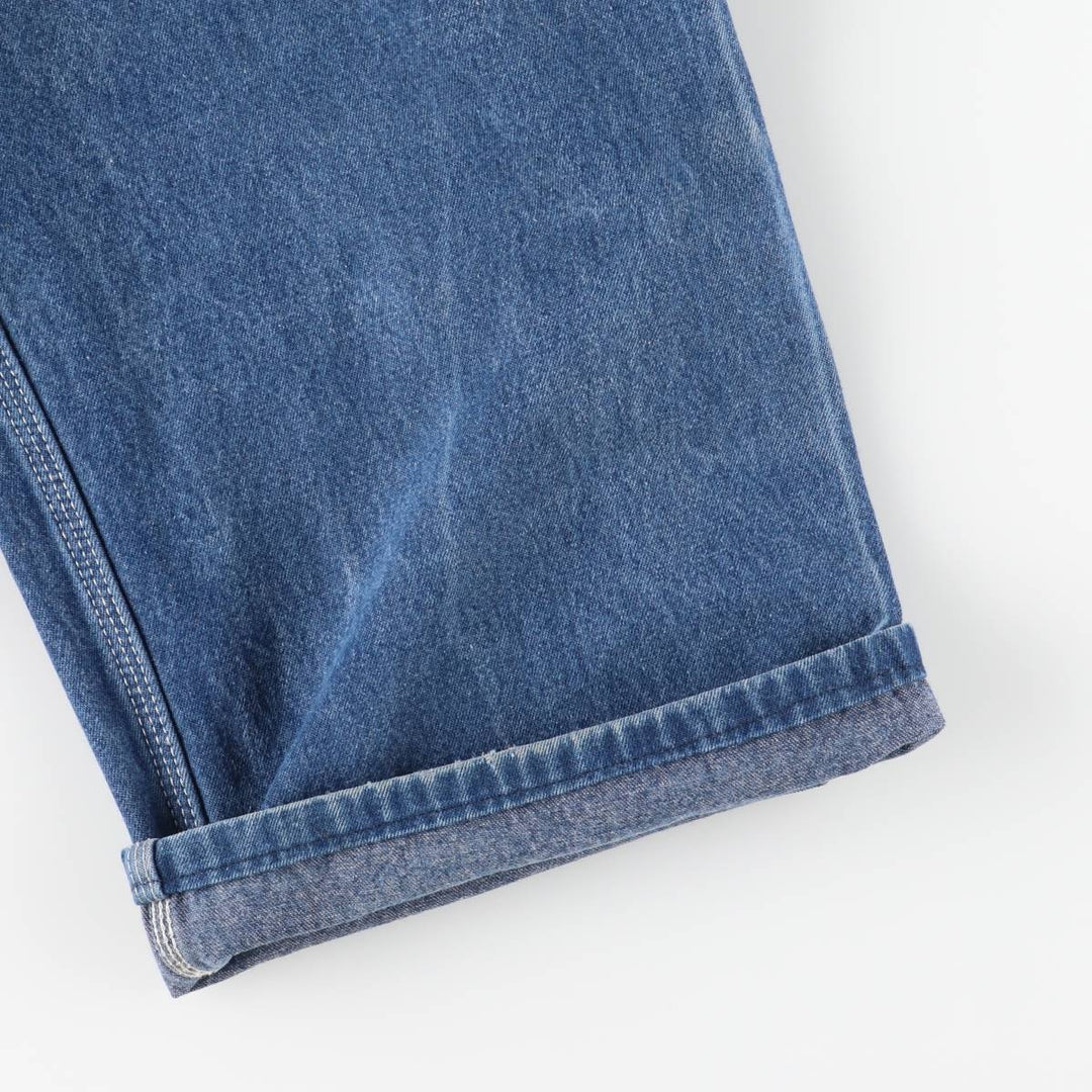Dickies Men's Oversized Denim Overalls (equivalent to W40) cotton blue type Vintage Second Hand
