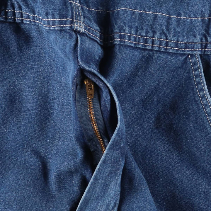 Dickies denim overalls for men, equivalent to W35 cotton blue type Vintage Second Hand