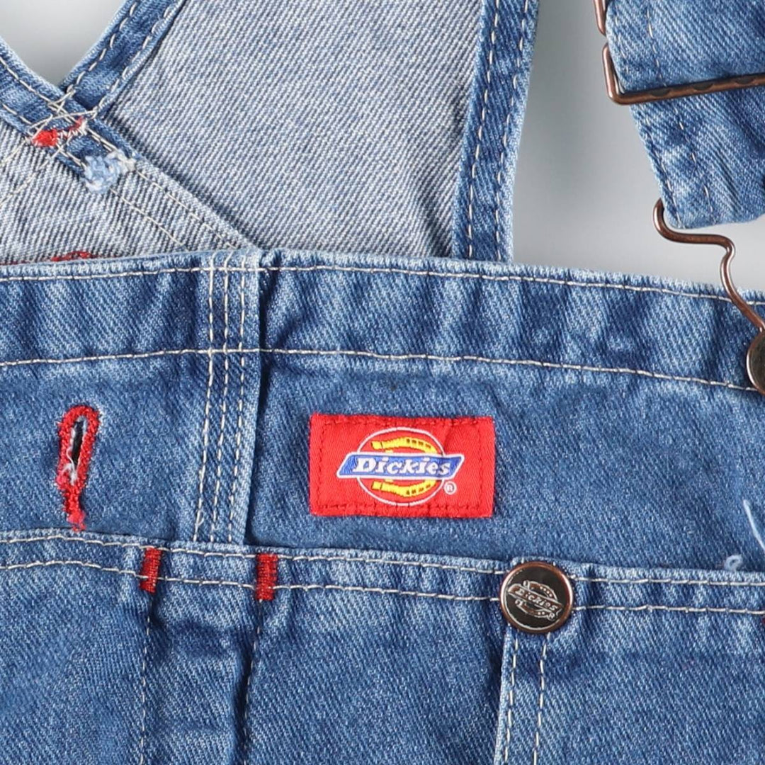 Dickies Men's Oversized Denim Overalls (Size W41) cotton blue type Vintage Second Hand