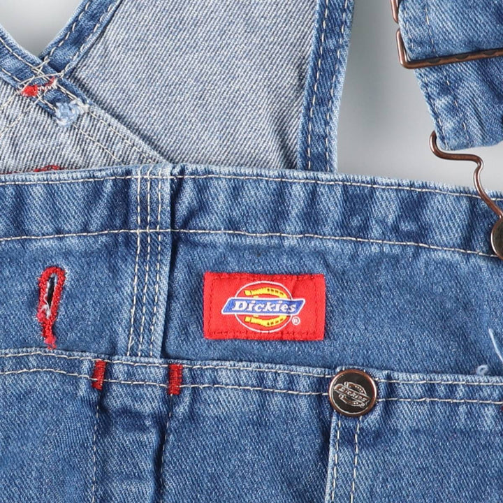 Dickies Men's Oversized Denim Overalls (Size W41) cotton blue type Vintage Second Hand