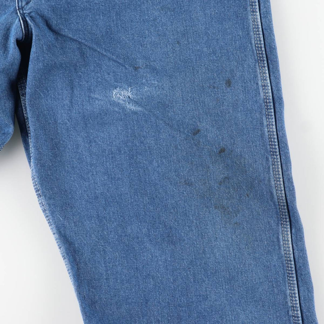 Dickies Men's Oversized Denim Overalls (Size W41) cotton blue type Vintage Second Hand