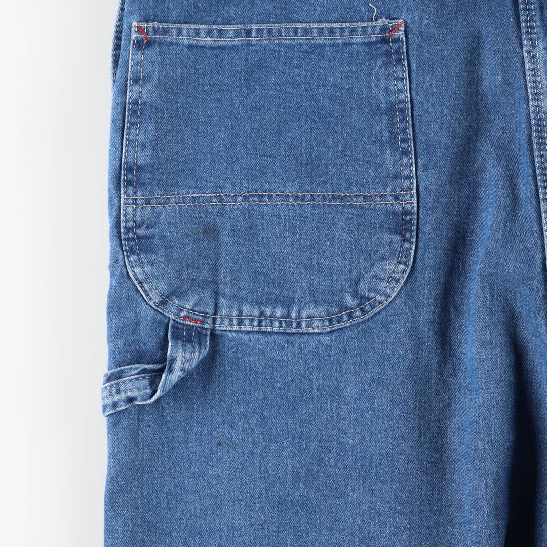 Dickies Men's Oversized Denim Overalls (Size W41) cotton blue type Vintage Second Hand
