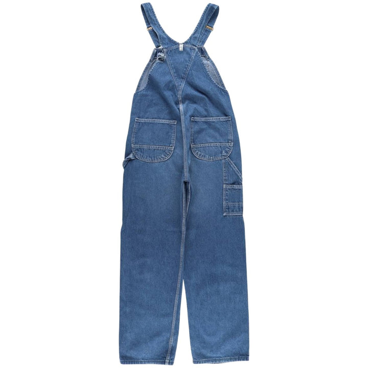 90'S Key Men's Vintage Denim Overalls, Size W34 cotton blue type Vintage Second Hand