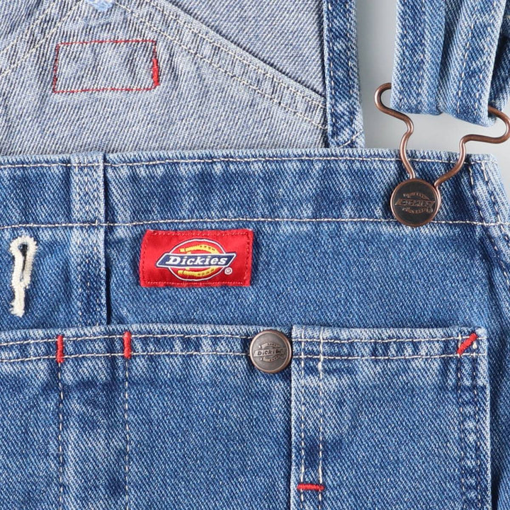 Dickies denim overalls for men, equivalent to W38 cotton blue type Vintage Second Hand