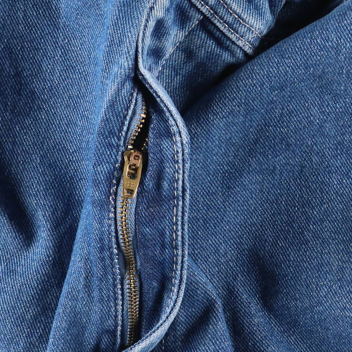 Dickies denim overalls for men, equivalent to W38 cotton blue type Vintage Second Hand