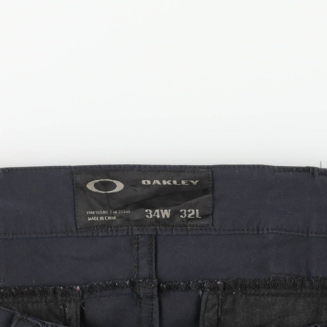 Oakley Nylon Pants, Shaka Shaka Pants, Men's Size L Nylon navy blue type Vintage Second Hand