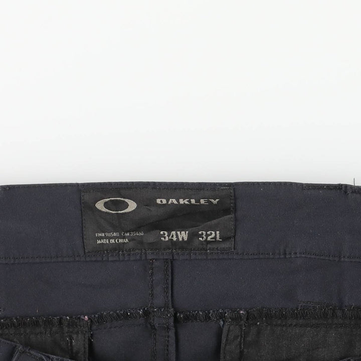 Oakley Nylon Pants, Shaka Shaka Pants, Men's Size L Nylon navy blue type Vintage Second Hand