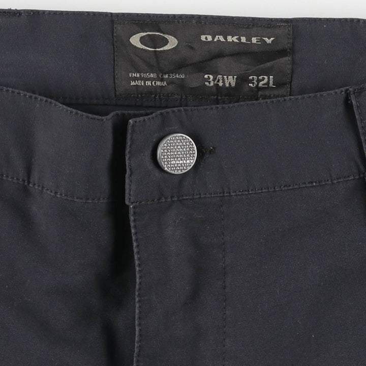 Oakley Nylon Pants, Shaka Shaka Pants, Men's Size L Nylon navy blue type Vintage Second Hand