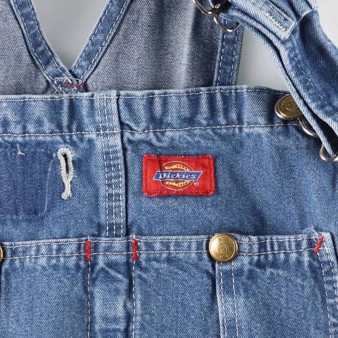 Dickies Men's Denim Overalls, Size W33 cotton blue type Vintage Second Hand