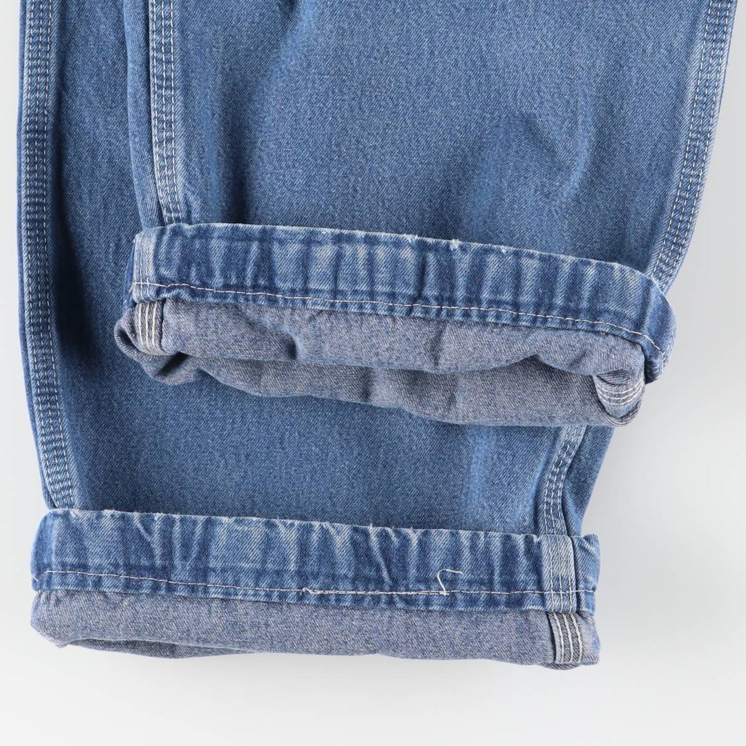 Dickies Men's Denim Overalls, Size W33 cotton blue type Vintage Second Hand
