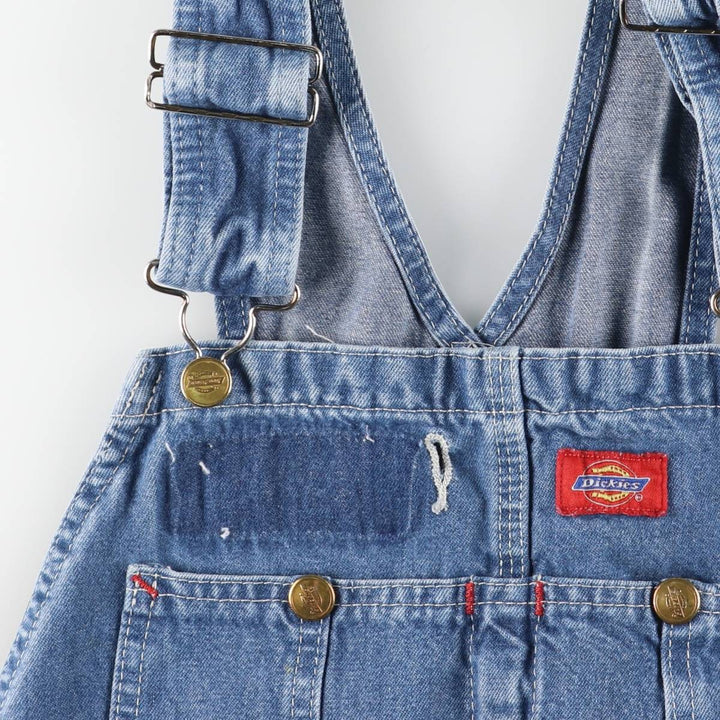 Dickies Men's Denim Overalls, Size W33 cotton blue type Vintage Second Hand