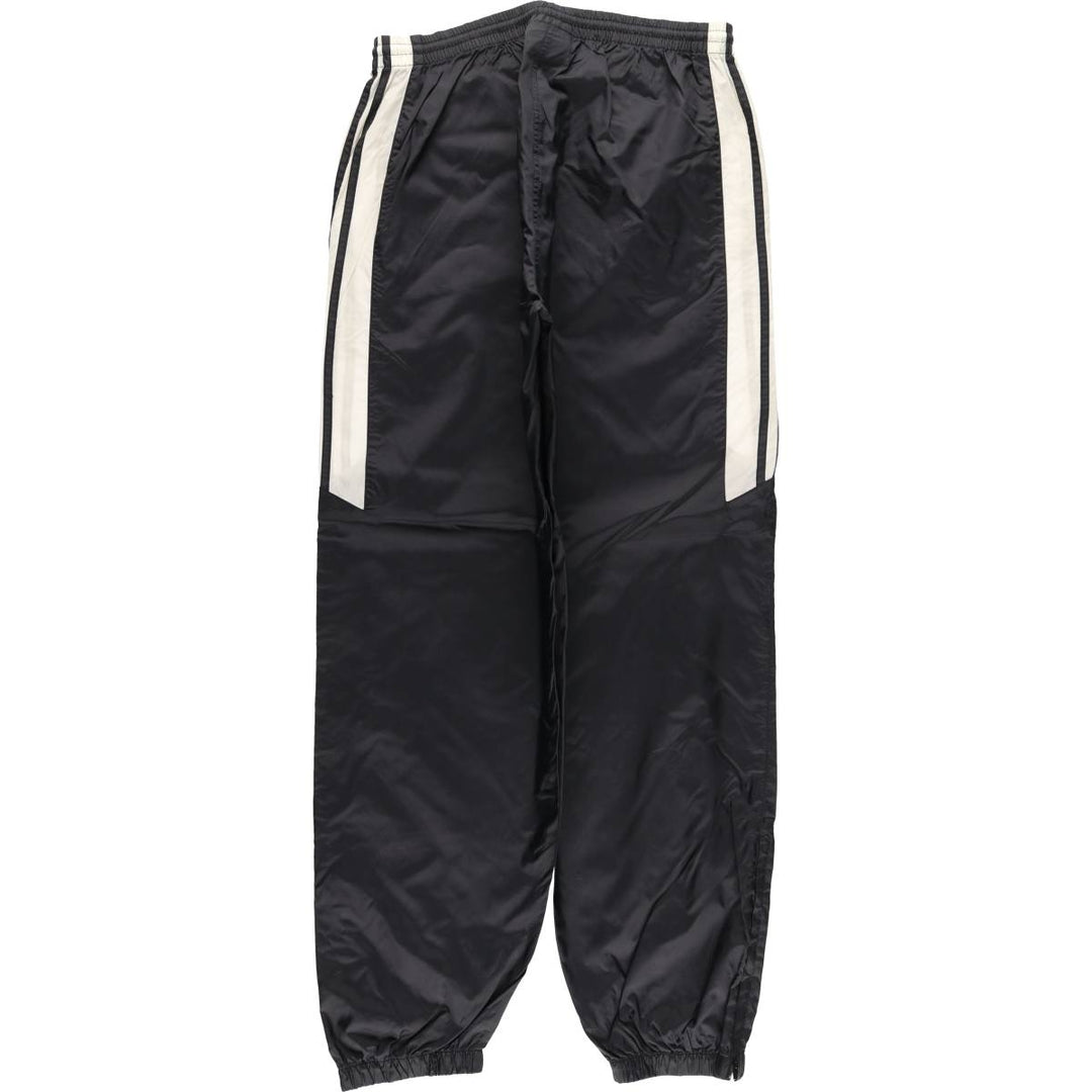 90'S Adidas nylon pants, men's size L Nylon black type Vintage Second Hand