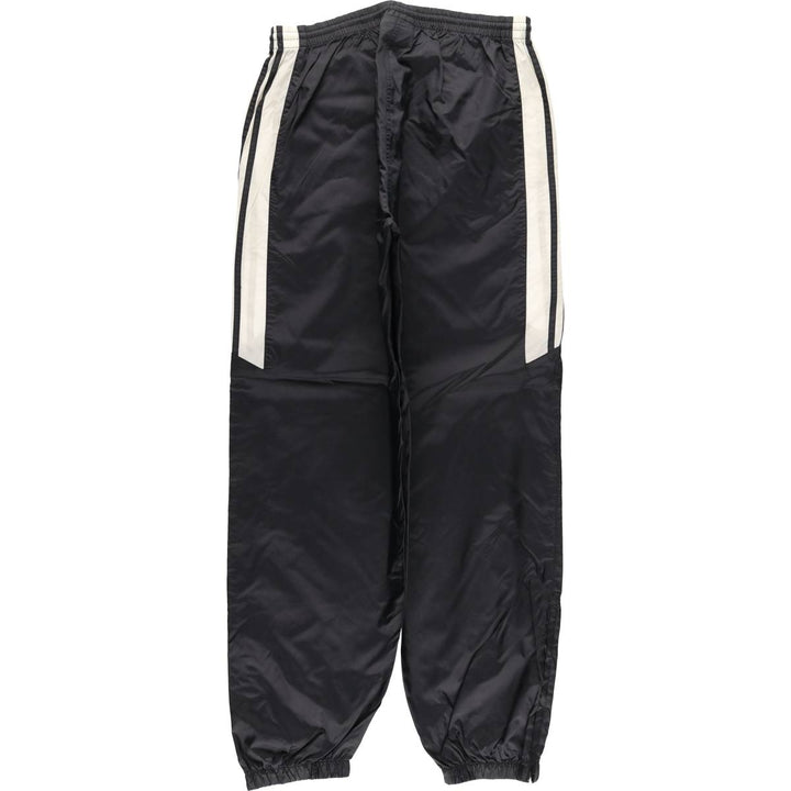 90'S Adidas nylon pants, men's size L Nylon black type Vintage Second Hand