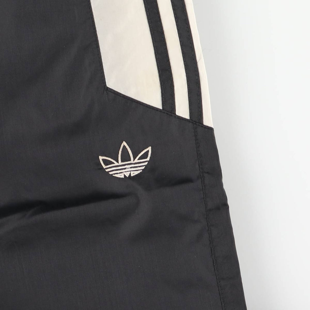 90'S Adidas nylon pants, men's size L Nylon black type Vintage Second Hand