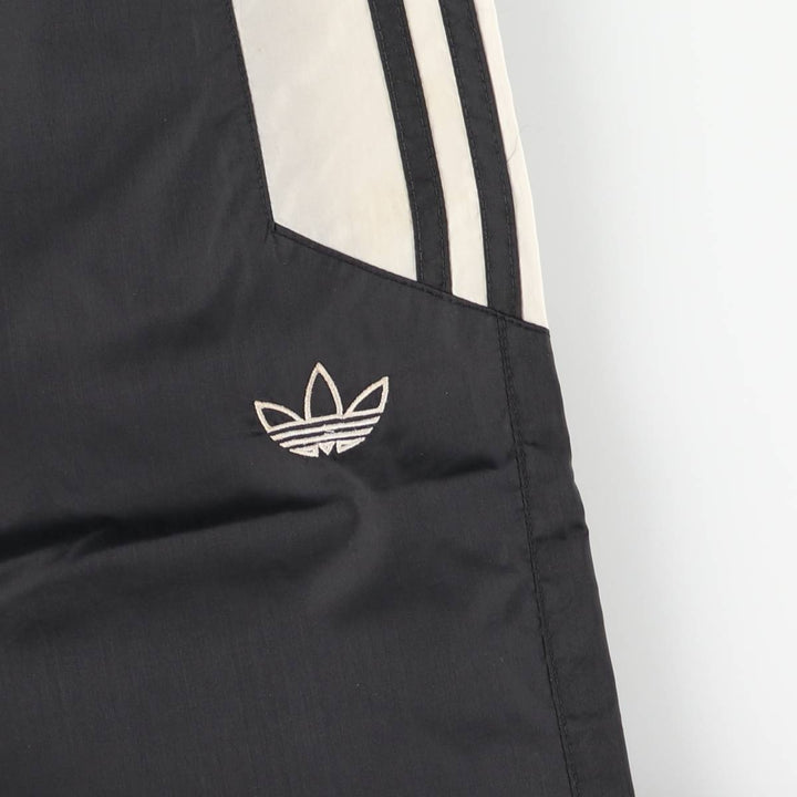 90'S Adidas nylon pants, men's size L Nylon black type Vintage Second Hand