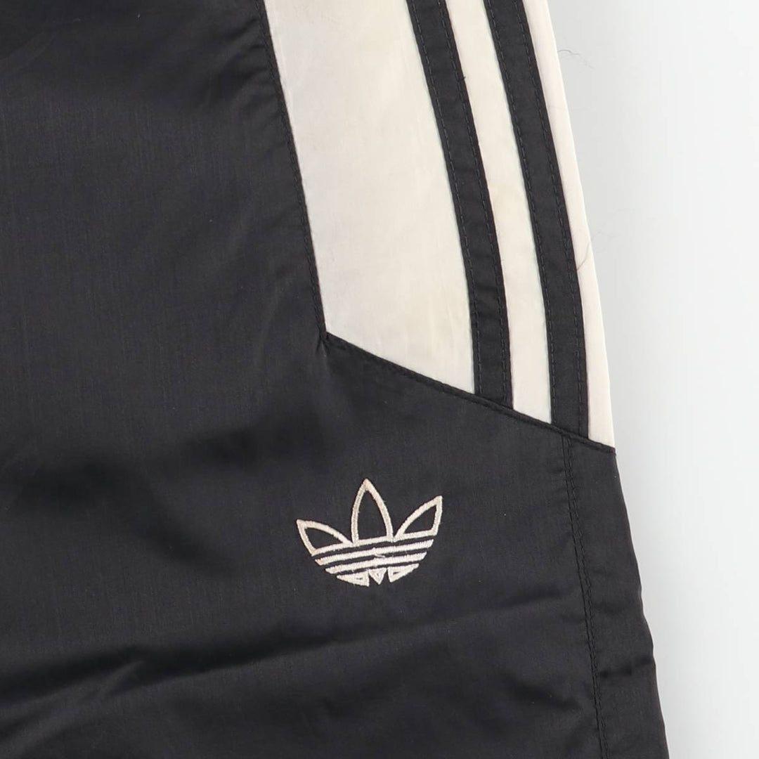 90'S Adidas nylon pants, men's size L Nylon black type Vintage Second Hand