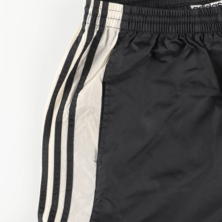 90'S Adidas nylon pants, men's size L Nylon black type Vintage Second Hand