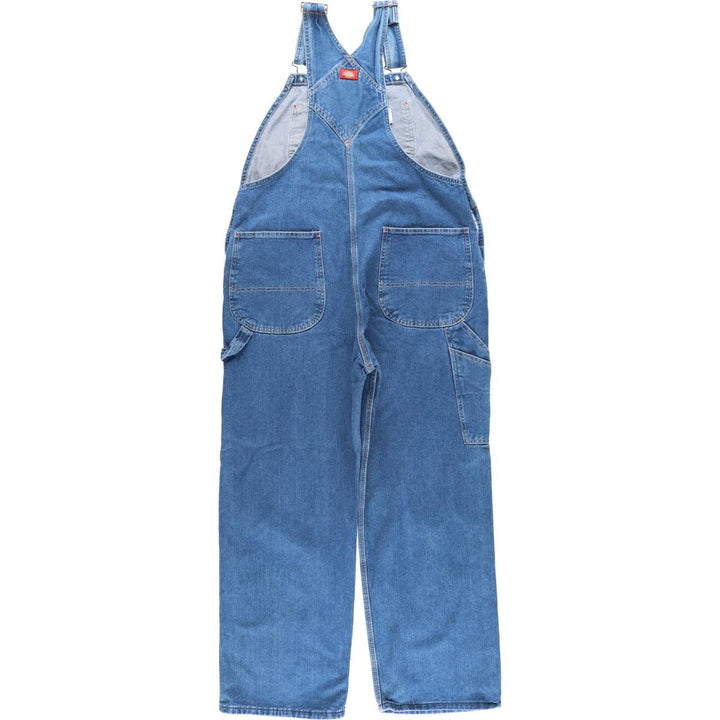 Dickies denim overalls for men, equivalent to W39 cotton blue type Vintage Second Hand