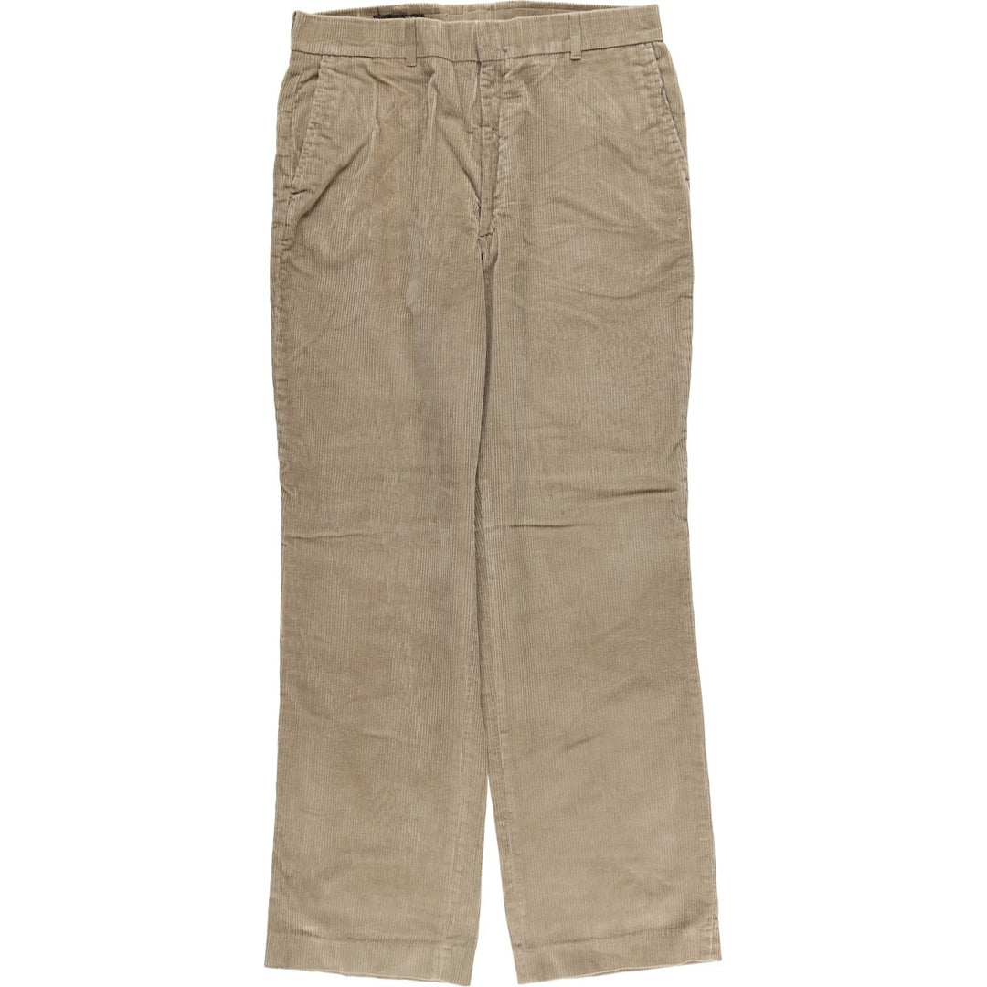Vintage 70s-80'S Eddie Bauer corduroy pants with black tag, men's size W34. cotton Beige type Vintage Second Hand
