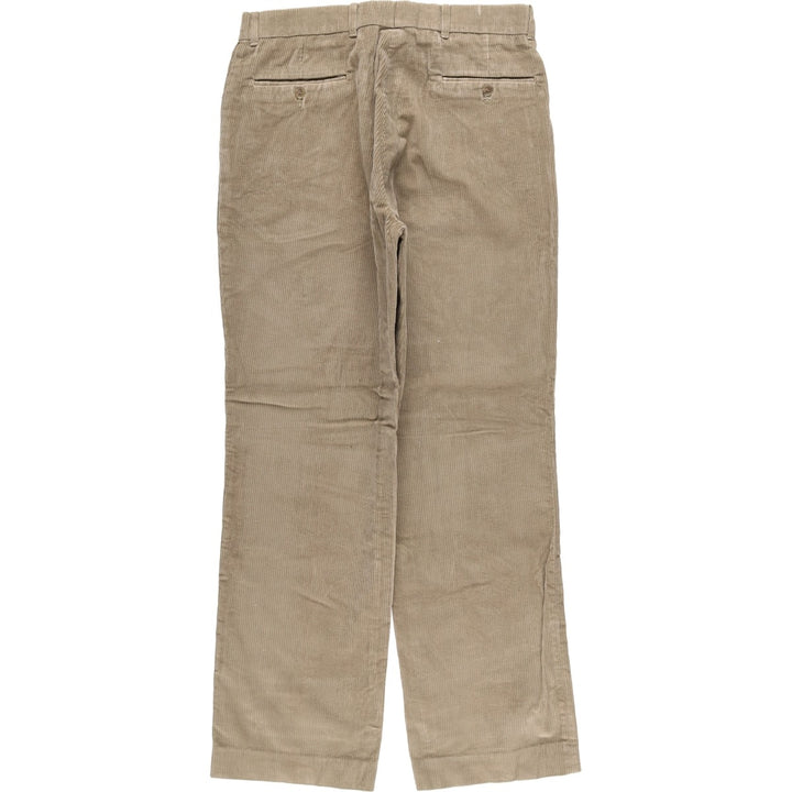 Vintage 70s-80'S Eddie Bauer corduroy pants with black tag, men's size W34. cotton Beige type Vintage Second Hand