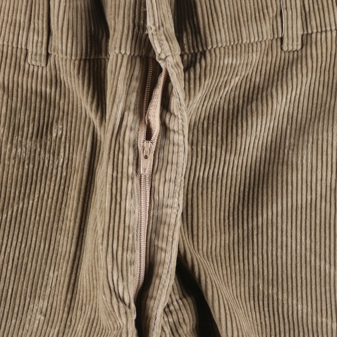 Vintage 70s-80'S Eddie Bauer corduroy pants with black tag, men's size W34. cotton Beige type Vintage Second Hand