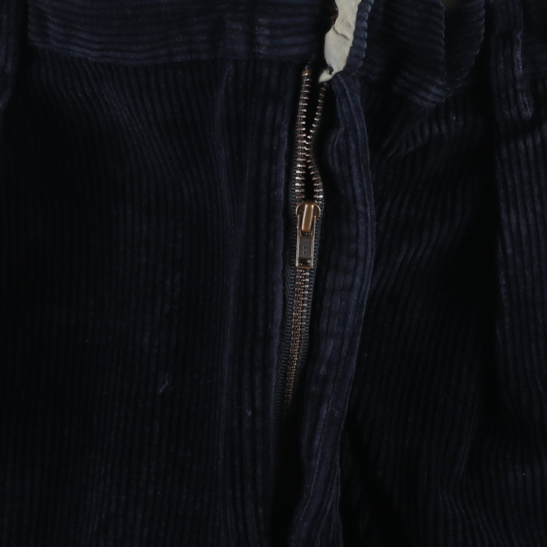 90'S Nautica Two-pleat Corduroy Pants, Men's, Vintage, Size 36 cotton navy blue type Vintage Second Hand