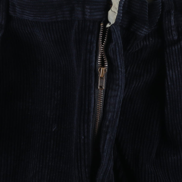 90'S Nautica Two-pleat Corduroy Pants, Men's, Vintage, Size 36 cotton navy blue type Vintage Second Hand