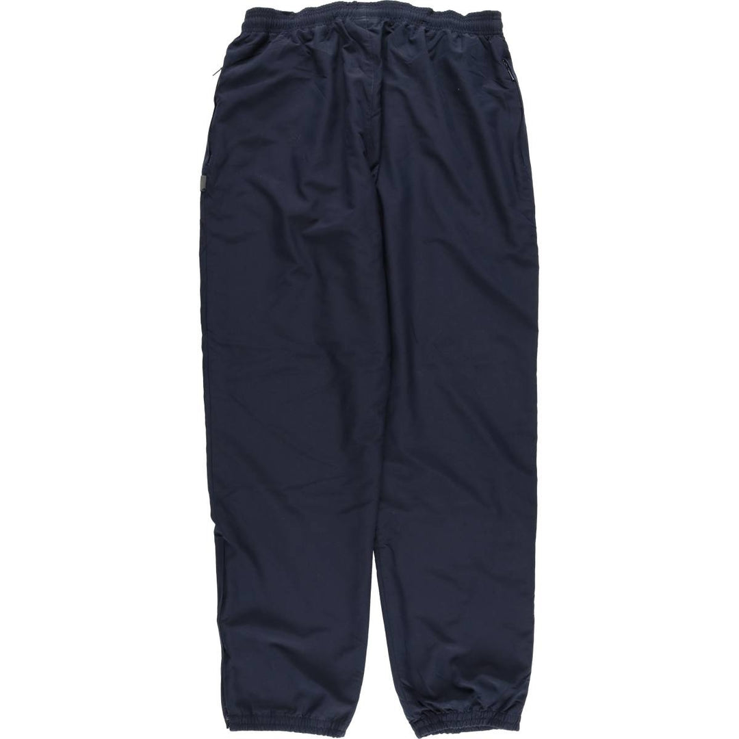 00'S Adidas warm-up pants, nylon pants, rustling pants, men's size L polyester navy blue type Vintage Second Hand