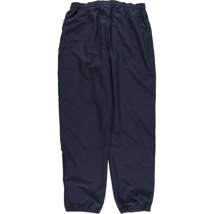 00'S Adidas warm-up pants, nylon pants, rustling pants, men's size L polyester navy blue type Vintage Second Hand