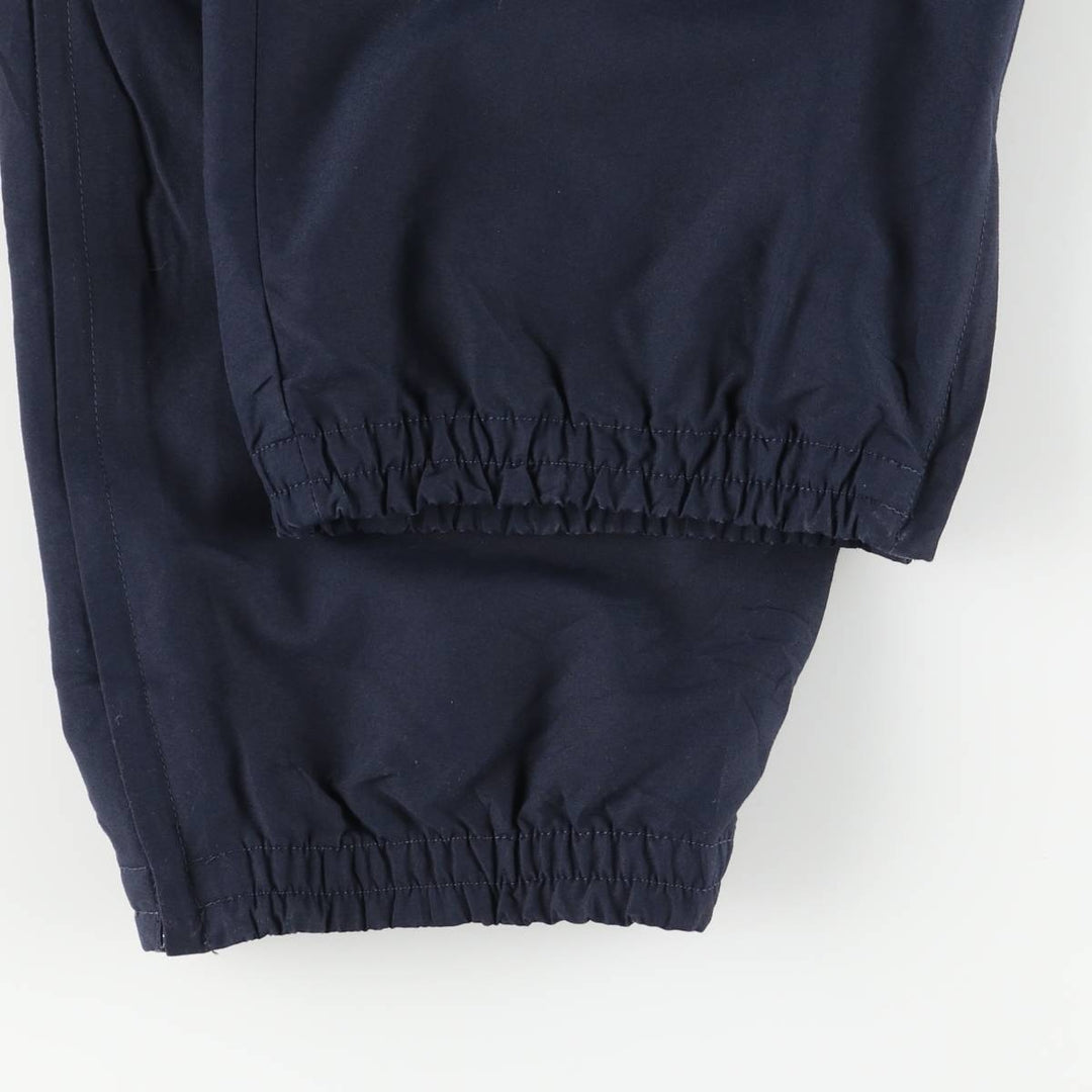 00'S Adidas warm-up pants, nylon pants, rustling pants, men's size L polyester navy blue type Vintage Second Hand
