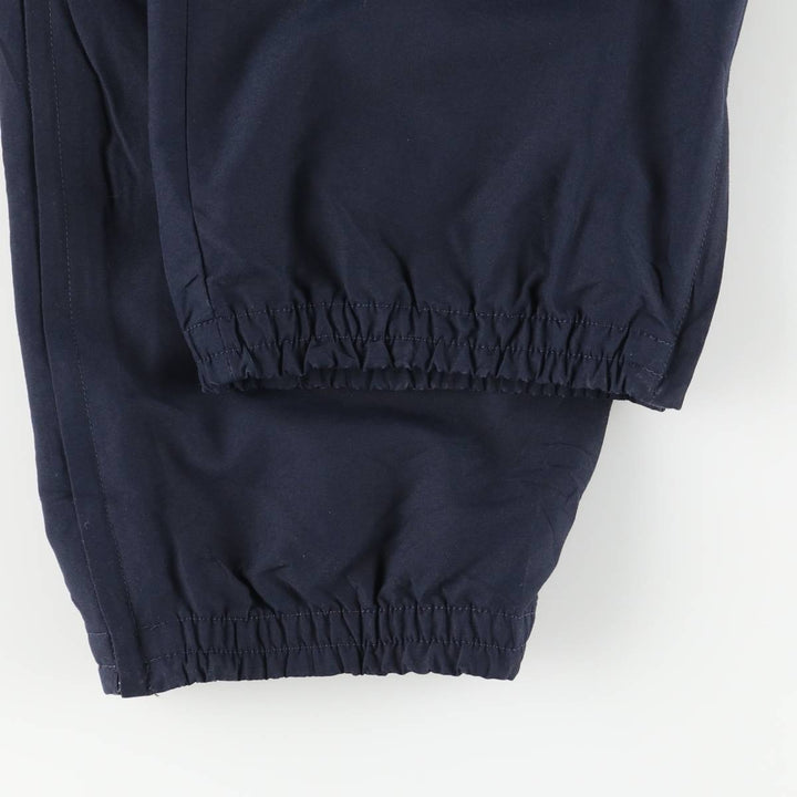 00'S Adidas warm-up pants, nylon pants, rustling pants, men's size L polyester navy blue type Vintage Second Hand