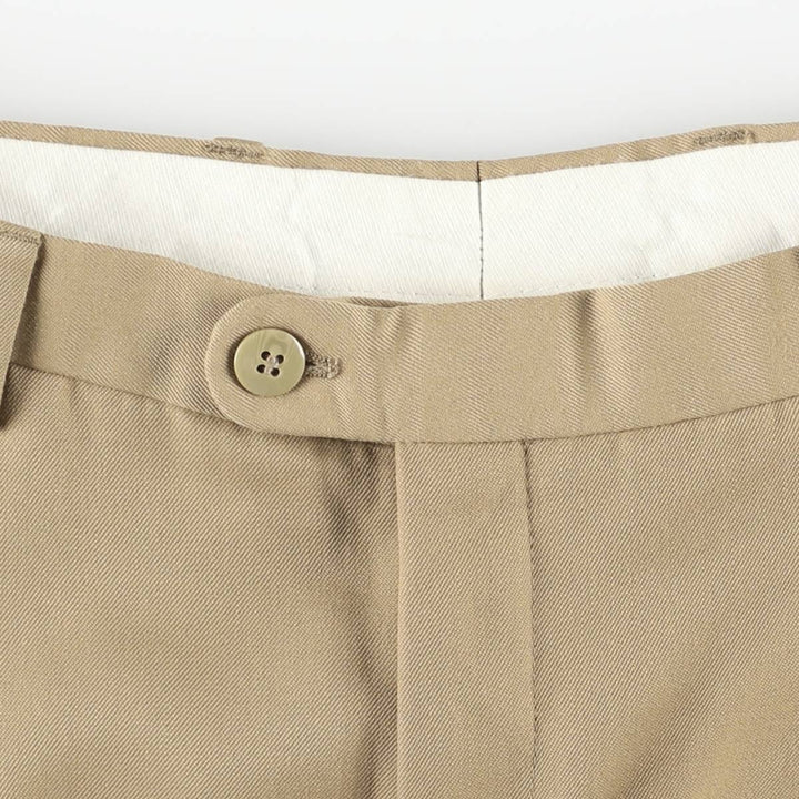 Burberry's BURBERRYS OF LONDON Poly/Wool Pants/Slacks, Made in Spain, Men's W36 (approx.) polyester Beige type Vintage Second Hand