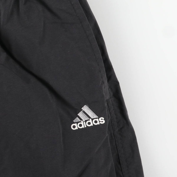 90'S Adidas Warm-Up Pants, Nylon, Shaka Shaka Pants, Men's Size L, Vintage polyester black type Vintage Second Hand