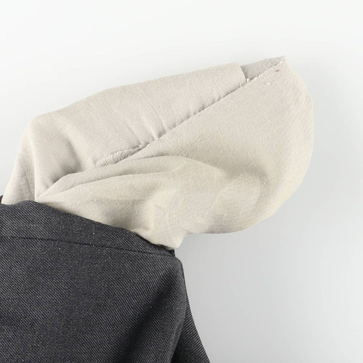 Burberry's BURBERRYS OF LONDON two-pleat wool trousers/slacks, made in Spain, men's size W36 (approx.) wool Charcoal Vintage Second Hand