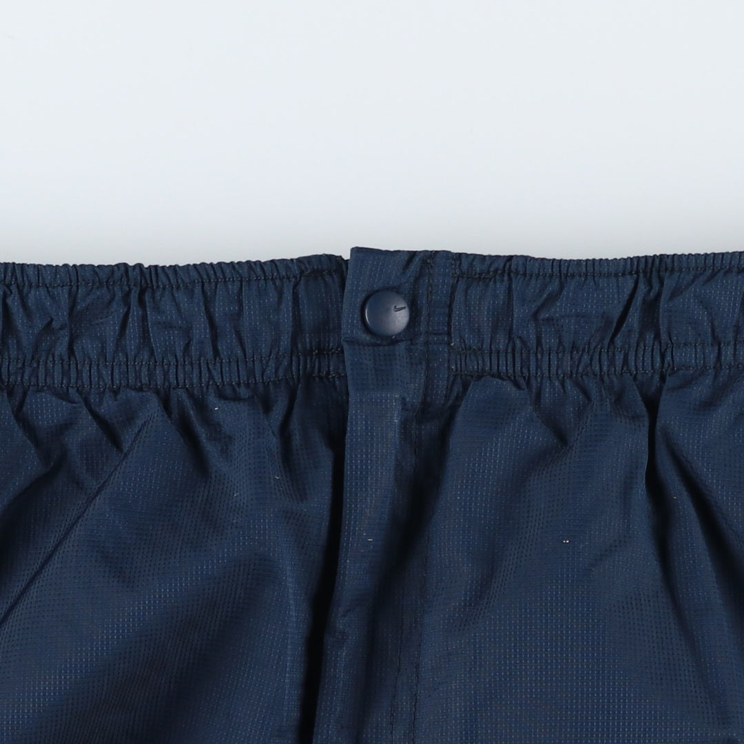 00'S Nike Warm-up Pants, Nylon Pants, Rustling Pants, Men's XL Size polyester navy blue type Vintage Second Hand