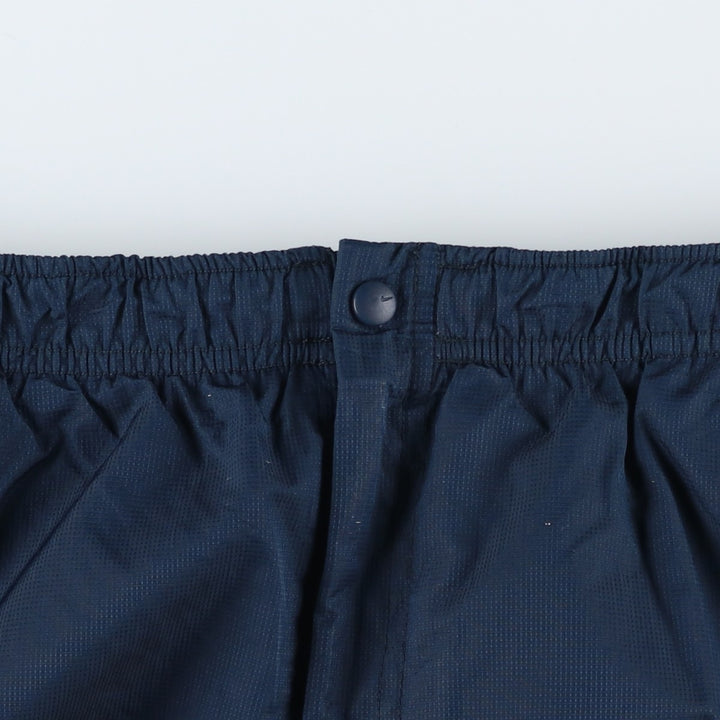00'S Nike Warm-up Pants, Nylon Pants, Rustling Pants, Men's XL Size polyester navy blue type Vintage Second Hand
